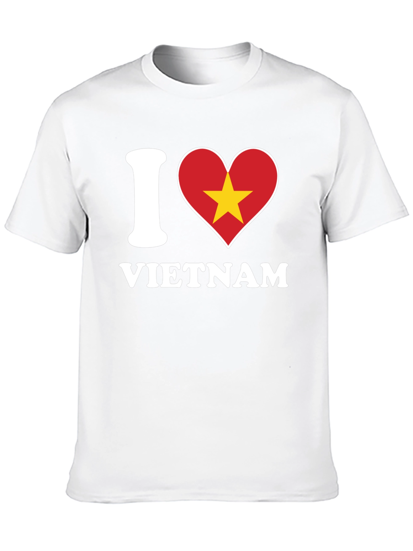 I Love Vietnam T-Shirt - Black Cotton Graphic Tee