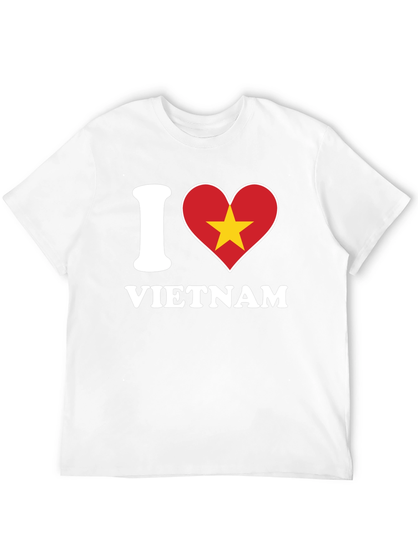 I Love Vietnam T-Shirt - Black Cotton Graphic Tee