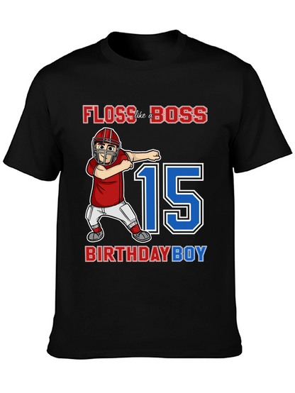 Floss Like a Boss Birthday Boy T-Shirt