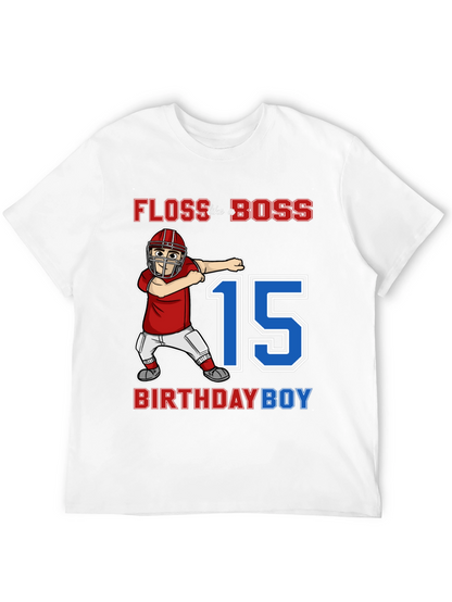 Floss Like a Boss Birthday Boy T-Shirt