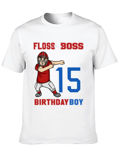 Floss Like a Boss Birthday Boy T-Shirt