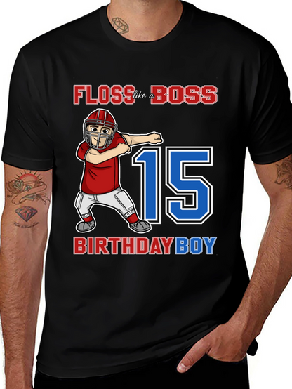 Floss Like a Boss Birthday Boy T-Shirt
