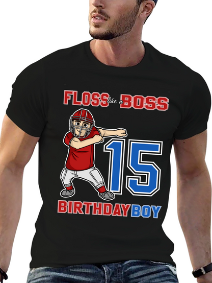 Floss Like a Boss Birthday Boy T-Shirt