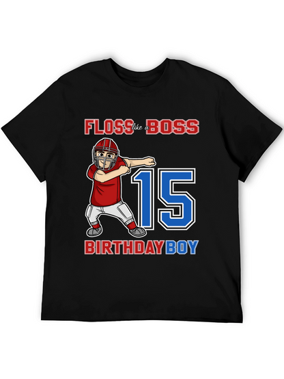 Floss Like a Boss Birthday Boy T-Shirt