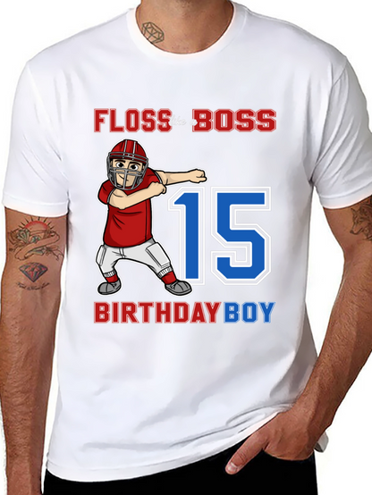 Floss Like a Boss Birthday Boy T-Shirt