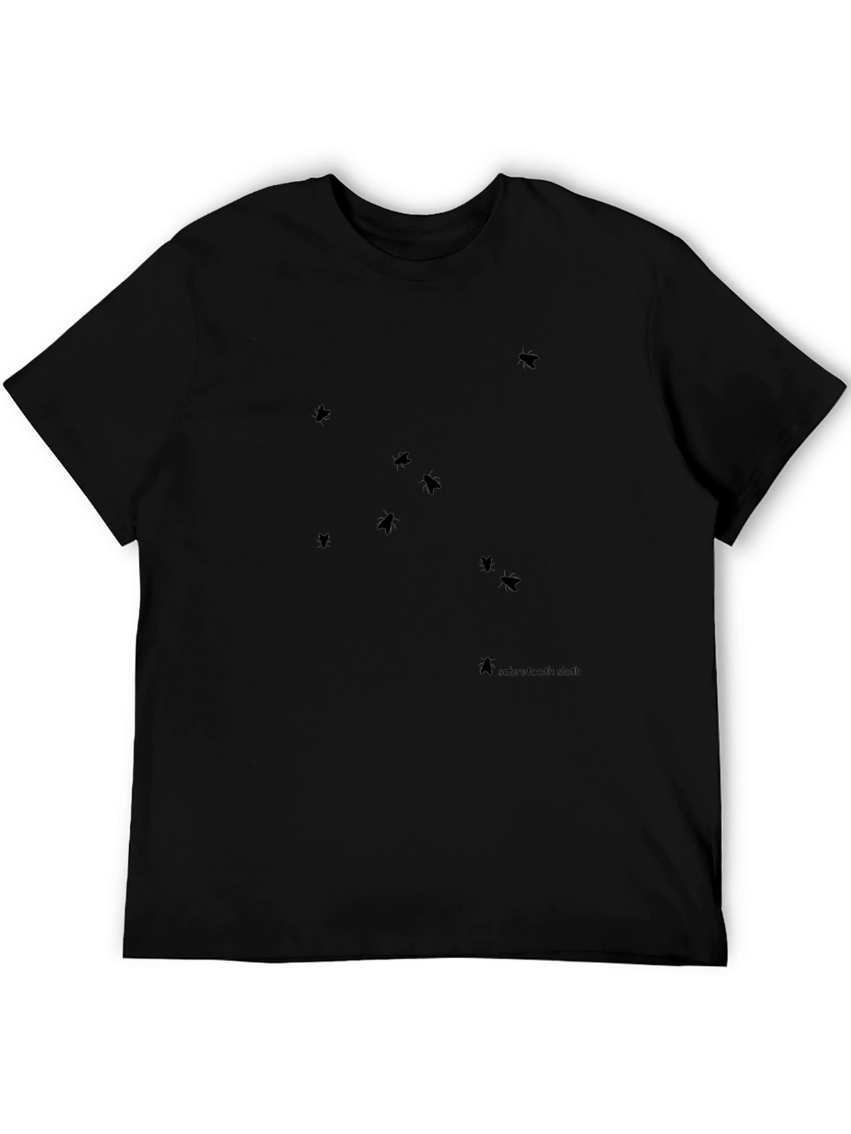Modern Black T-Shirt with Minimalist Graphic Design