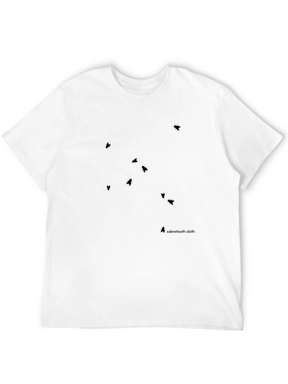 Modern Black T-Shirt with Minimalist Graphic Design