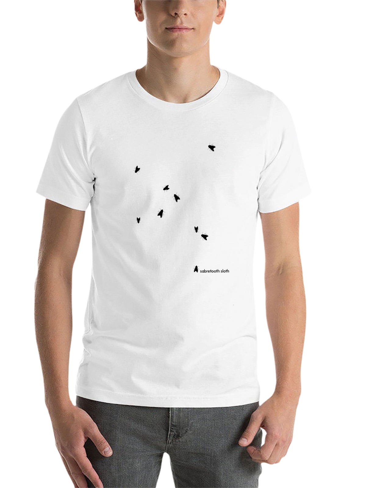 Modern Black T-Shirt with Minimalist Graphic Design