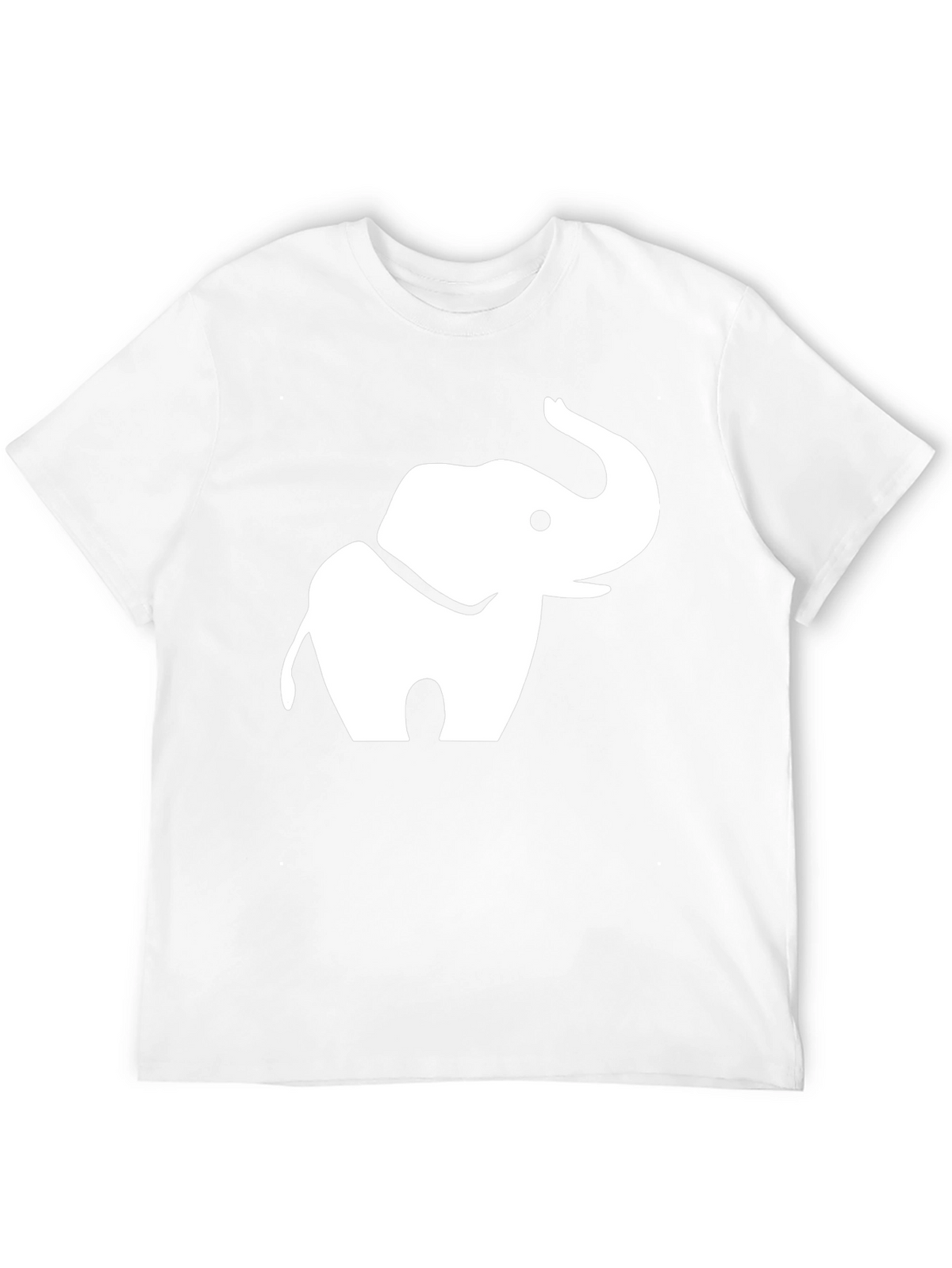 Elephant Graphic Tee - Black Cotton Blend