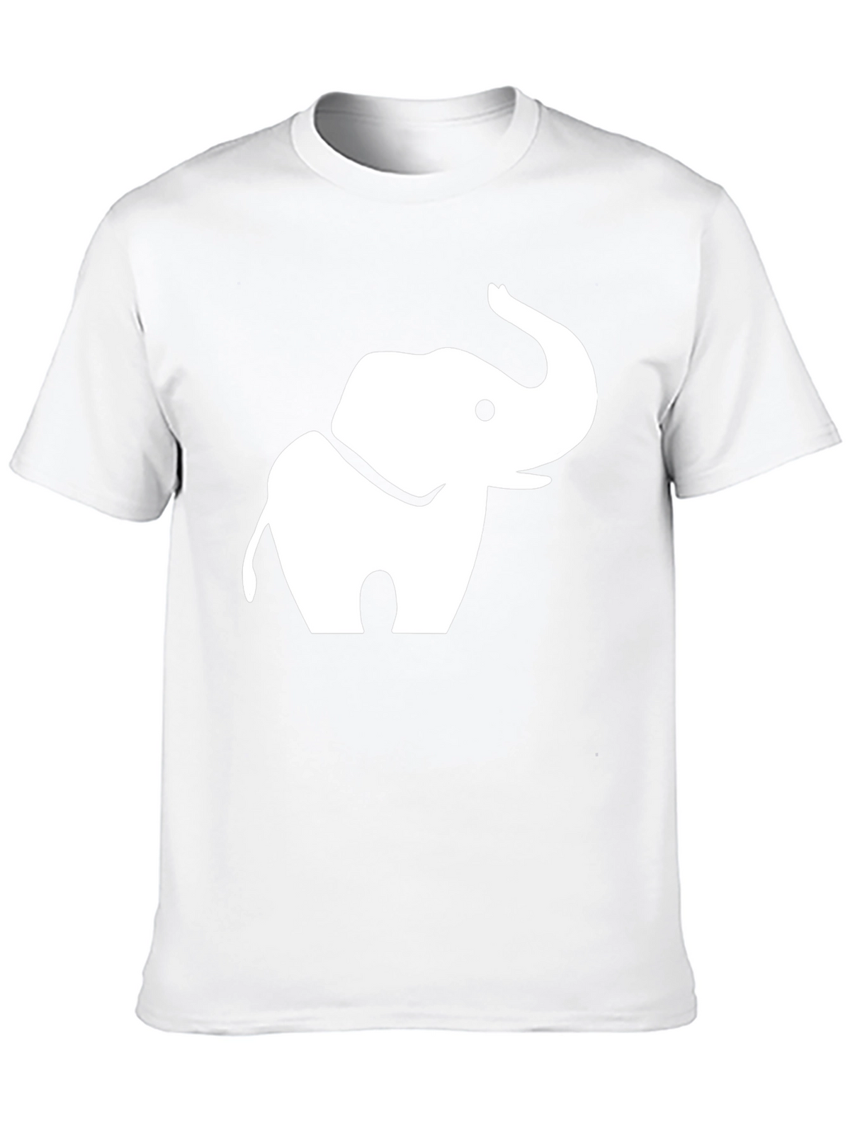 Elephant Graphic Tee - Black Cotton Blend