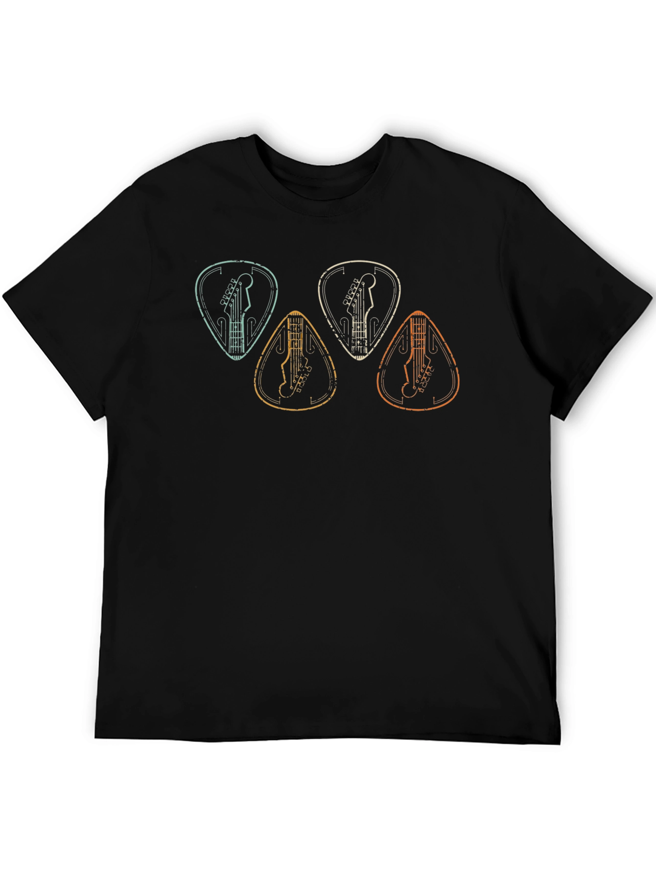 Guitar Pick Graphic T-Shirt - Music Lover Tee