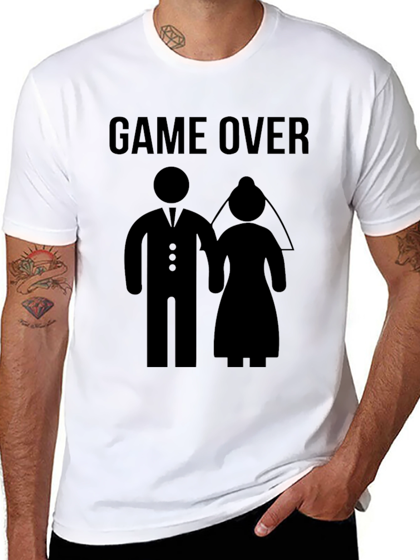 Game Over Wedding Humor T-Shirt
