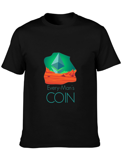 Every-Mans Coin Black T-Shirt