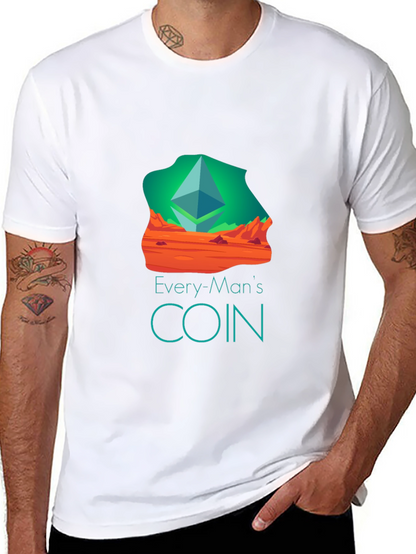 Every-Mans Coin Black T-Shirt