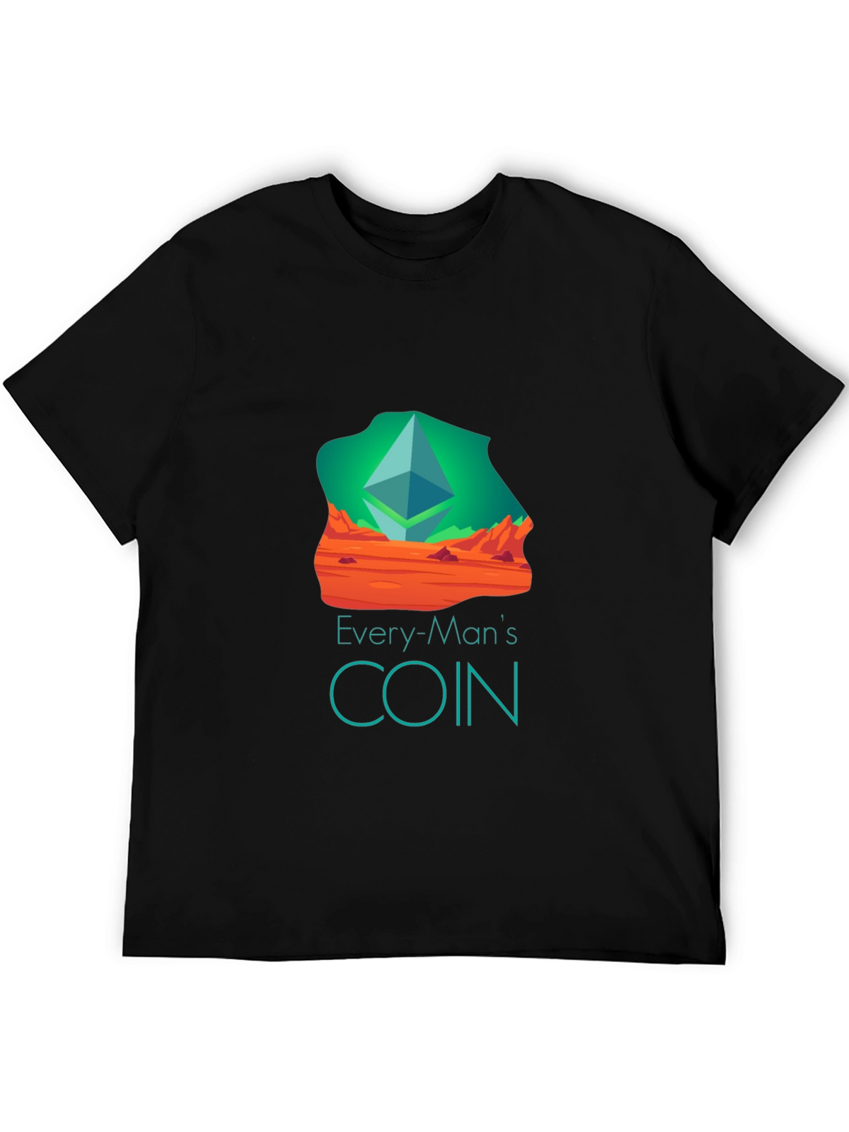 Every-Mans Coin Black T-Shirt