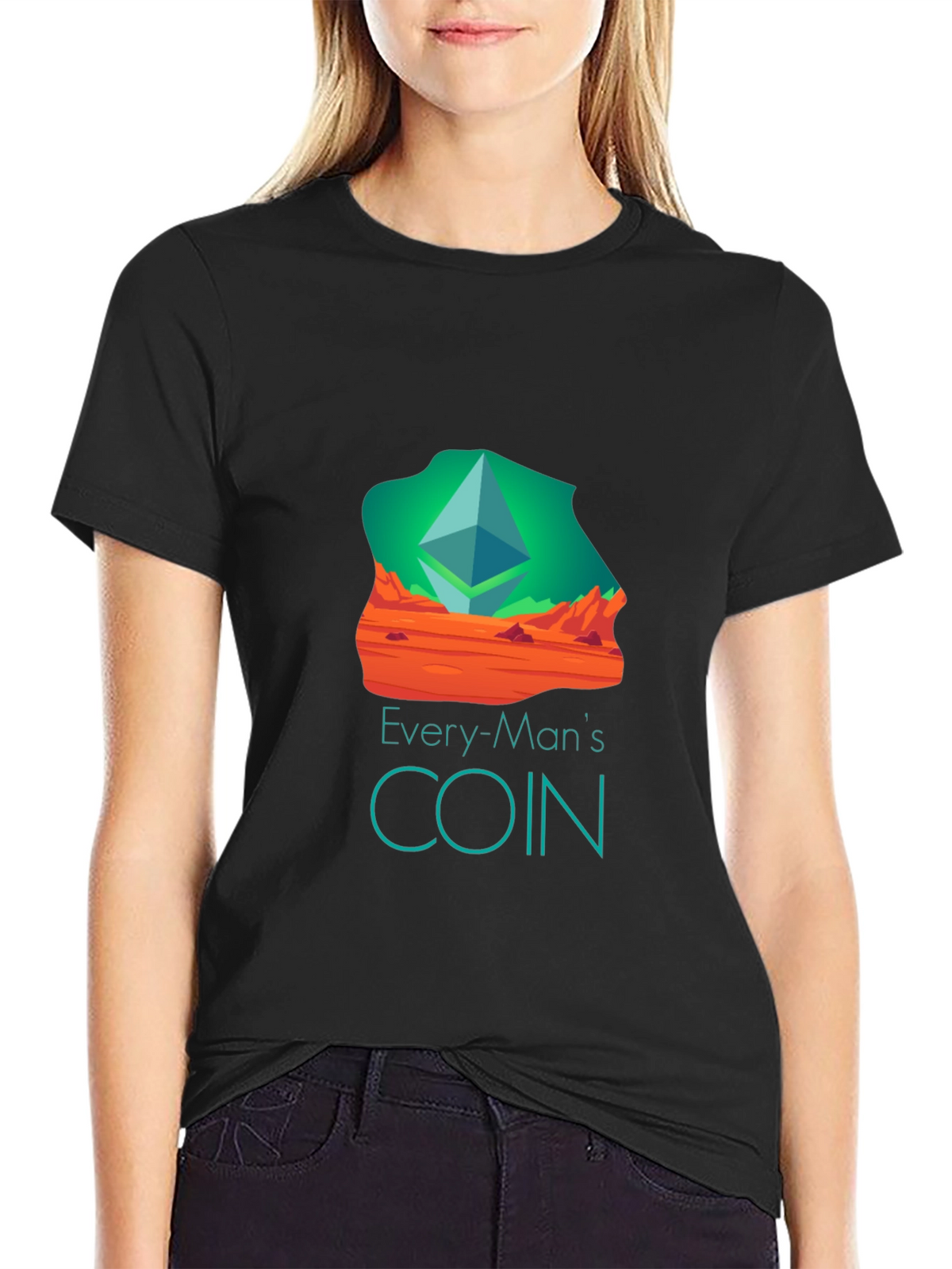 Every-Mans Coin Black T-Shirt