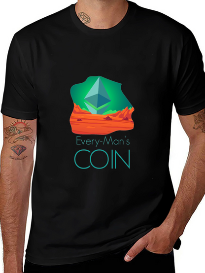 Every-Mans Coin Black T-Shirt
