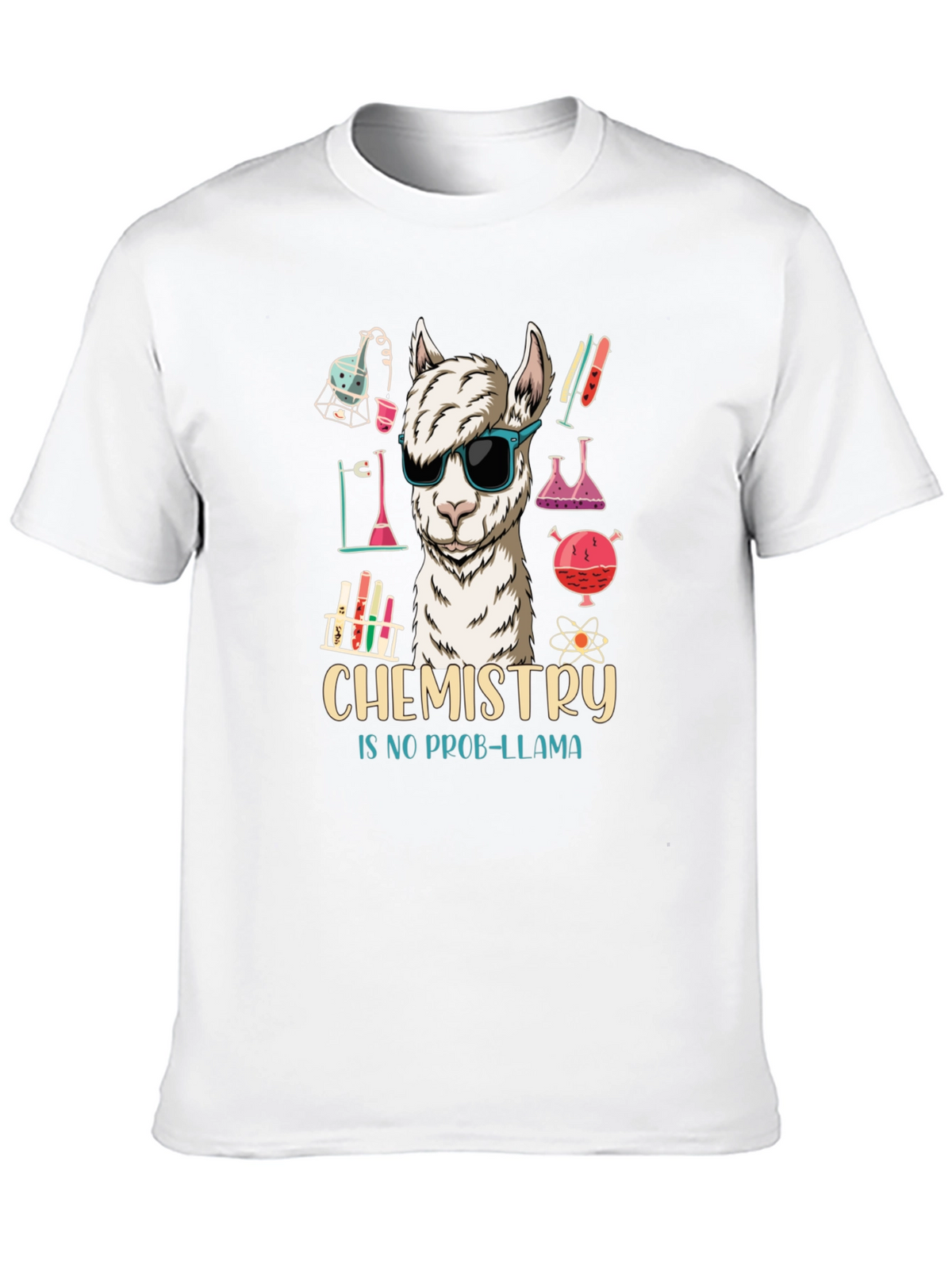 Chemistry No Prob-llama Graphic T-Shirt