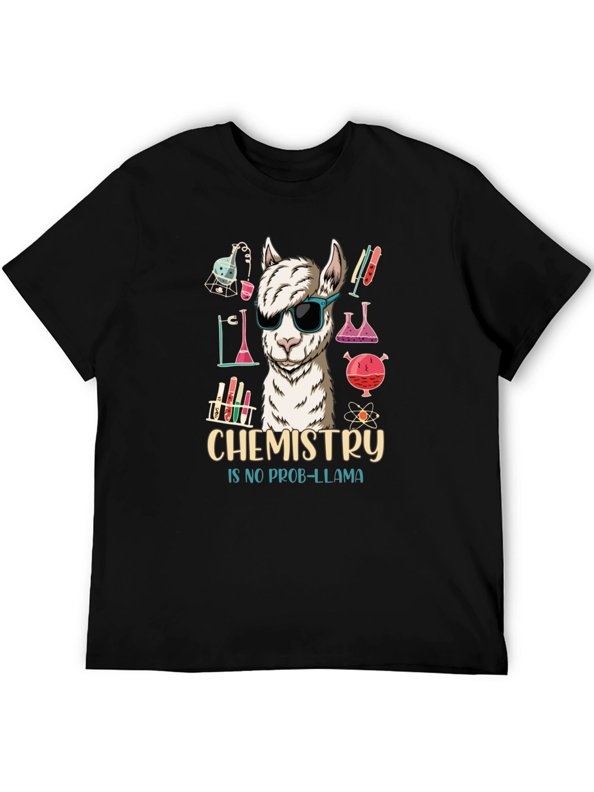 Chemistry No Prob-llama Graphic T-Shirt