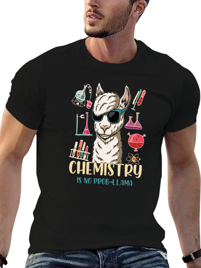 Chemistry No Prob-llama Graphic T-Shirt