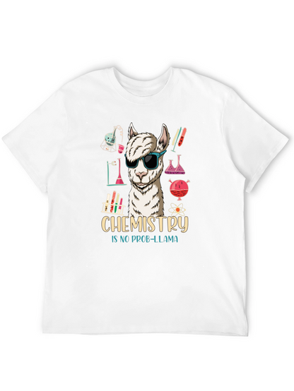 Chemistry No Prob-llama Graphic T-Shirt