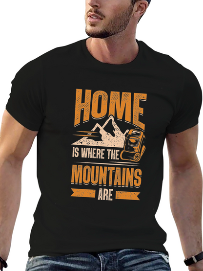 Home is Where the Mountains Are Graphic Tee