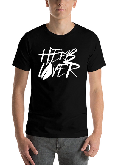 Herb Lover Graphic Tee - Stylish Black T-Shirt
