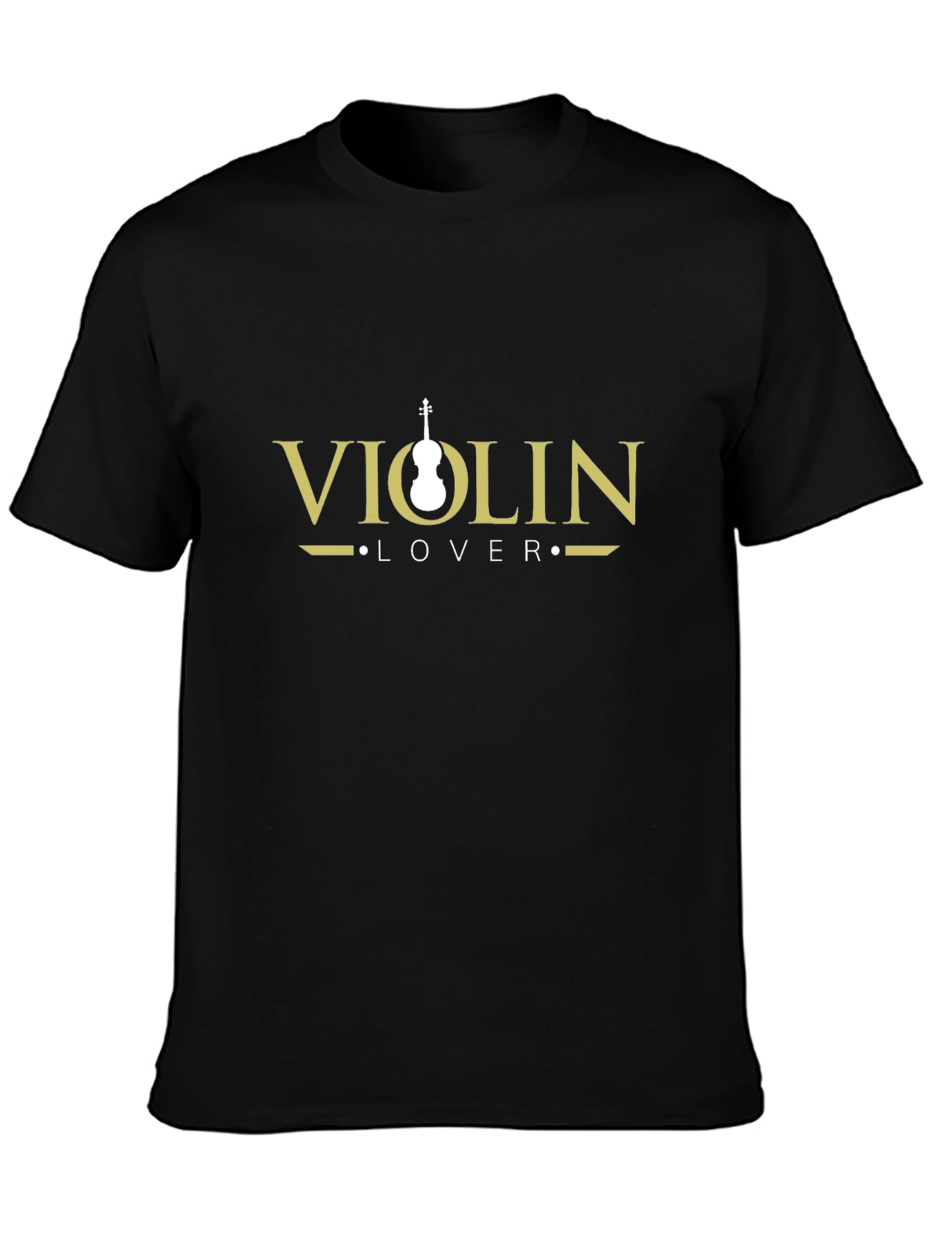 Violin Lover Black T-Shirt