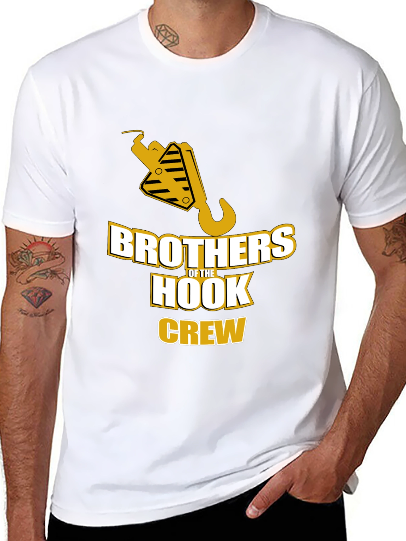 Brothers of the Hook Crew T-Shirt - Black