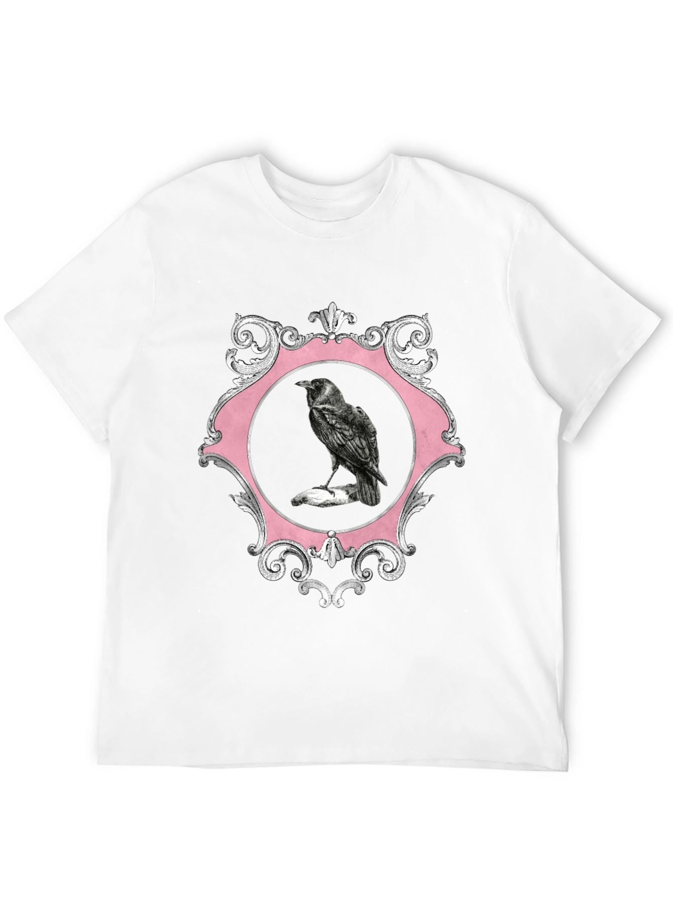 Raven Framed Graphic Tee - Mens Black T-Shirt