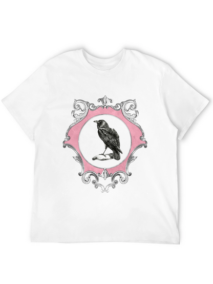 Raven Framed Graphic Tee - Mens Black T-Shirt