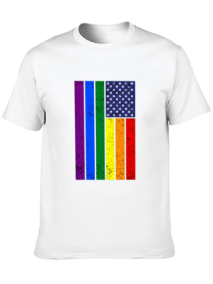 Rainbow Flag USA Pride T-Shirt