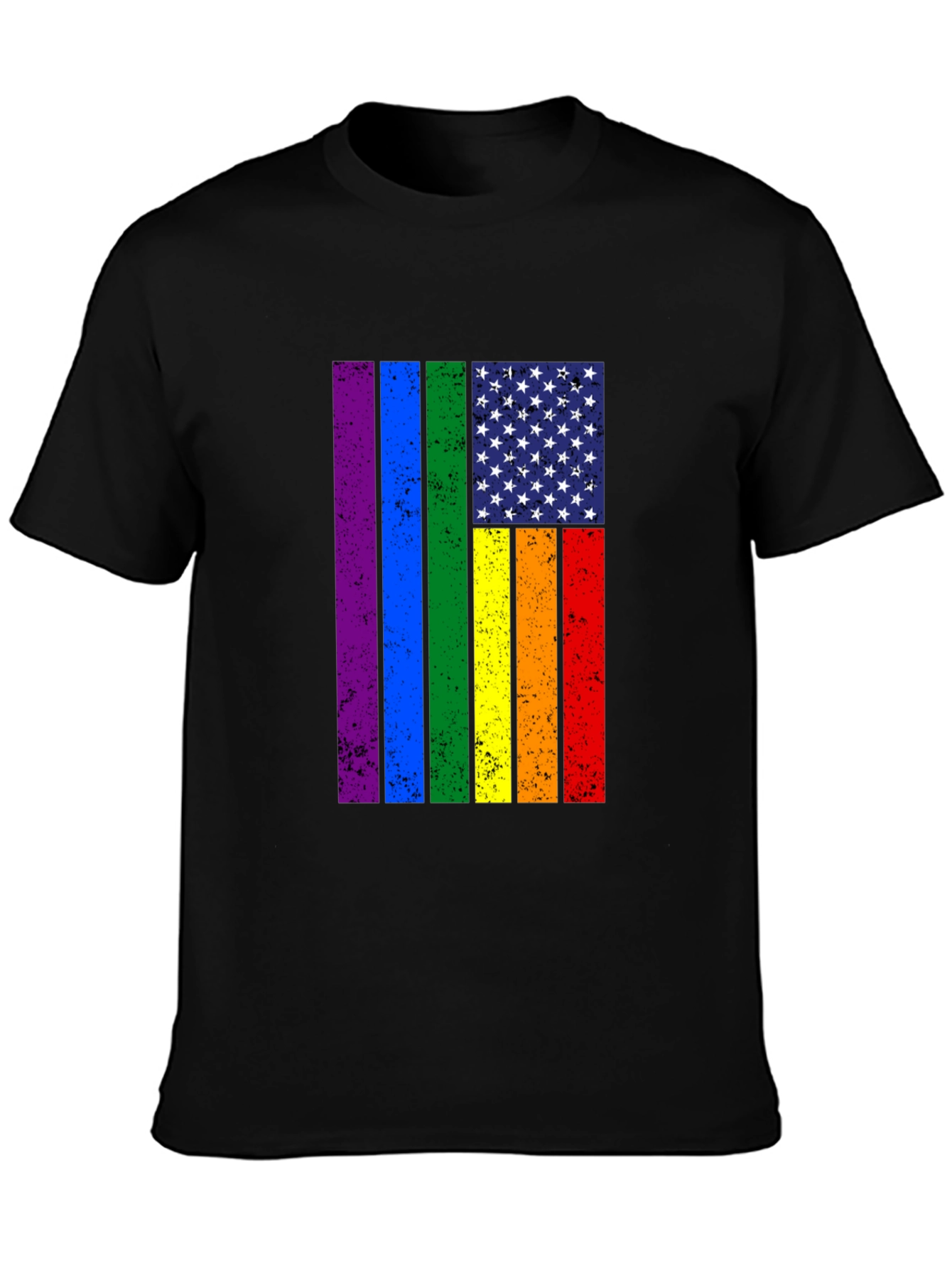 Rainbow Flag USA Pride T-Shirt