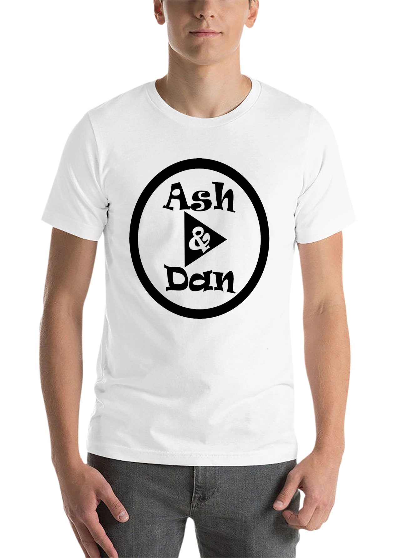 Ash & Dan Black T-Shirt