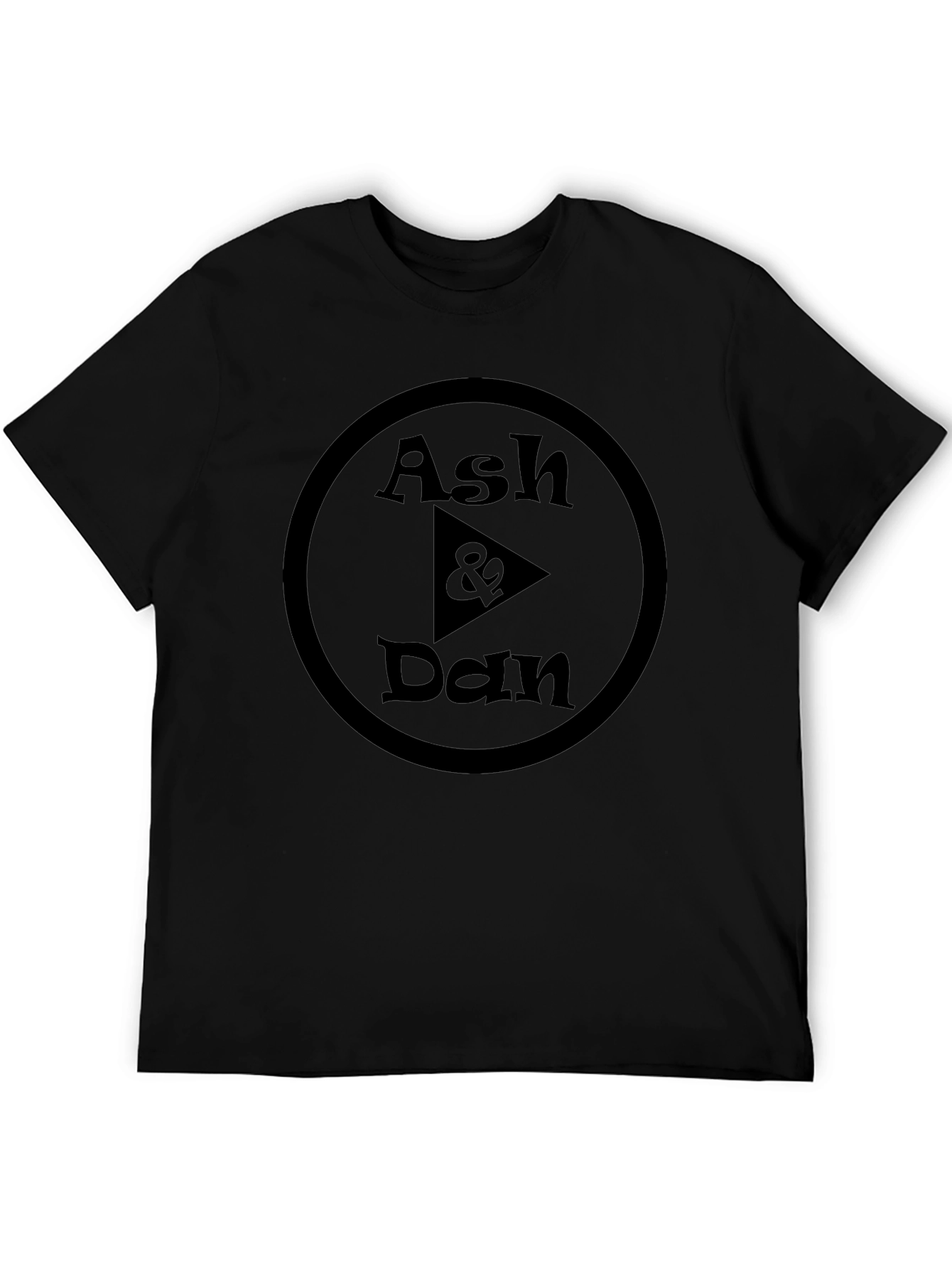 Ash & Dan Black T-Shirt