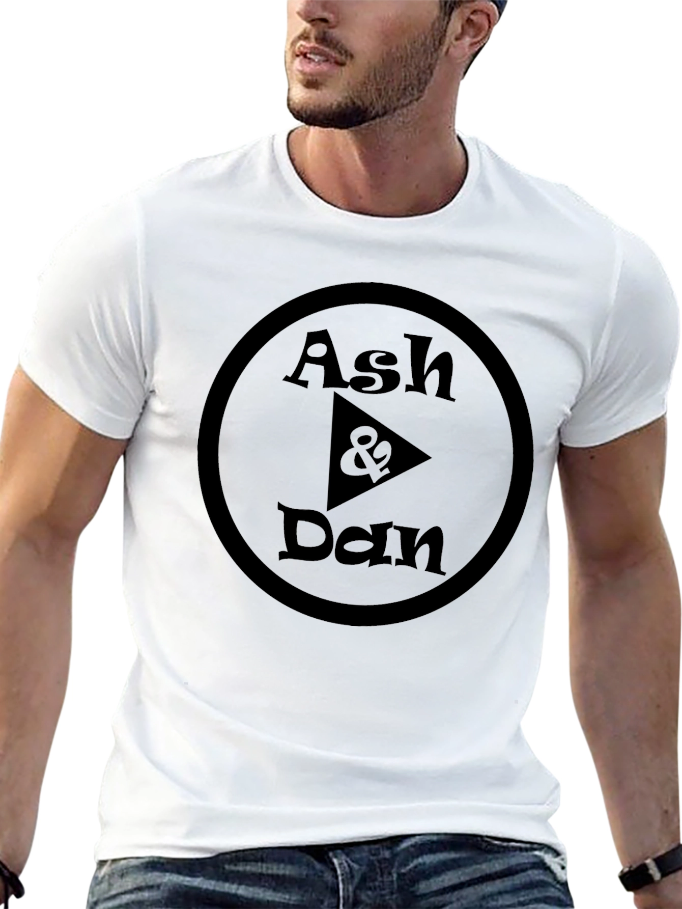 Ash & Dan Black T-Shirt