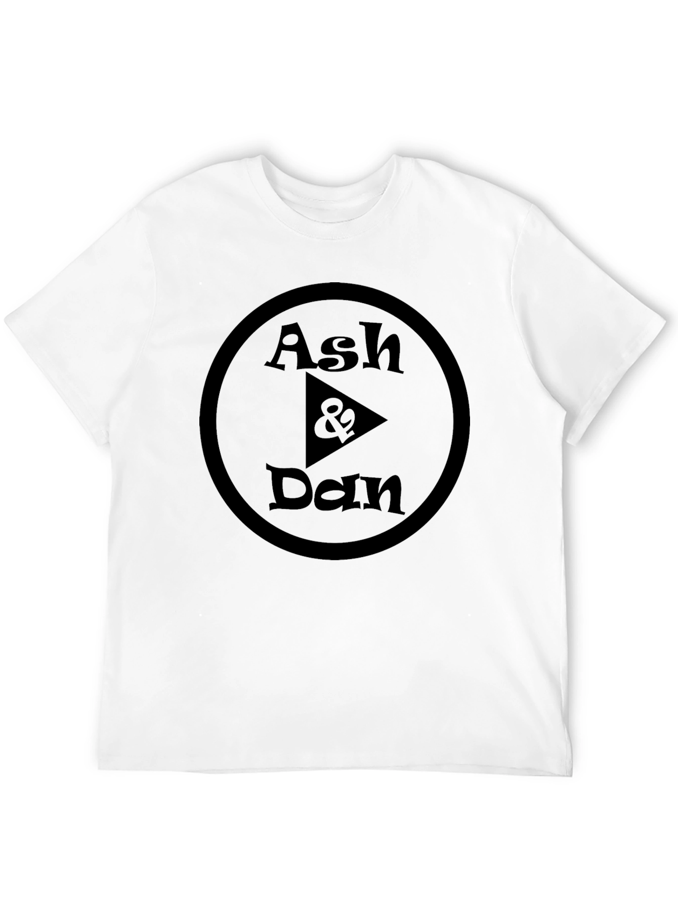 Ash & Dan Black T-Shirt