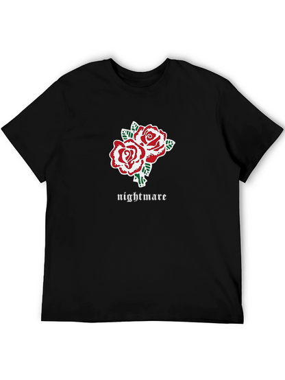 Nightmare Roses Graphic Tee - Black