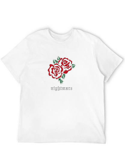 Nightmare Roses Graphic Tee - Black