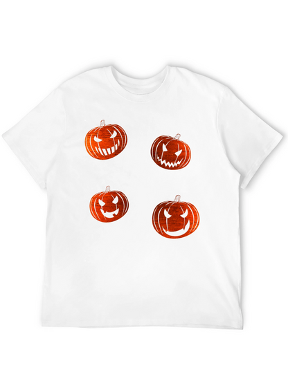Halloween Pumpkin Face T-Shirt - Spooky Season