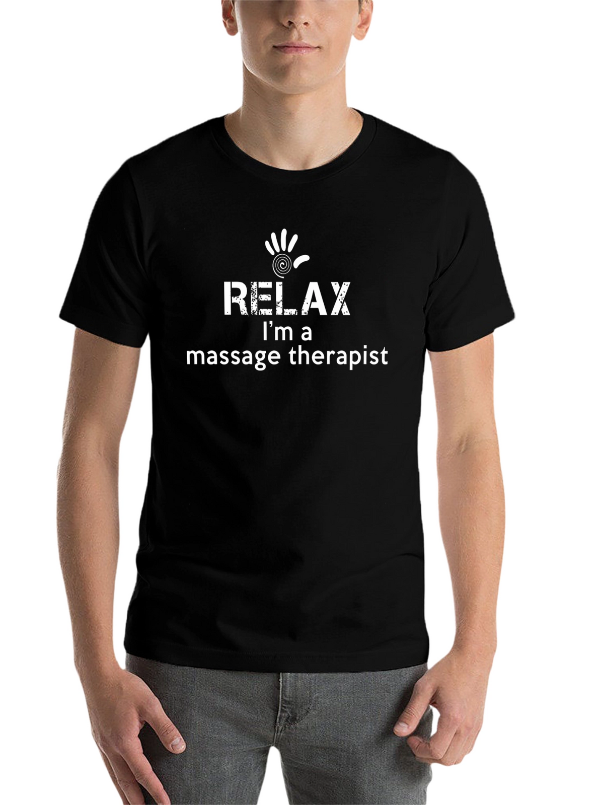 Relax Massage Therapist T-Shirt - Black