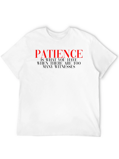 Patience Graphic Tee - Black