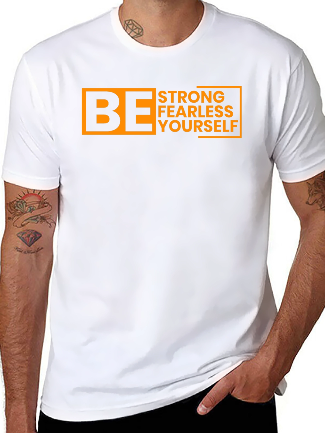 Be Strong Fearless Yourself Graphic Tee