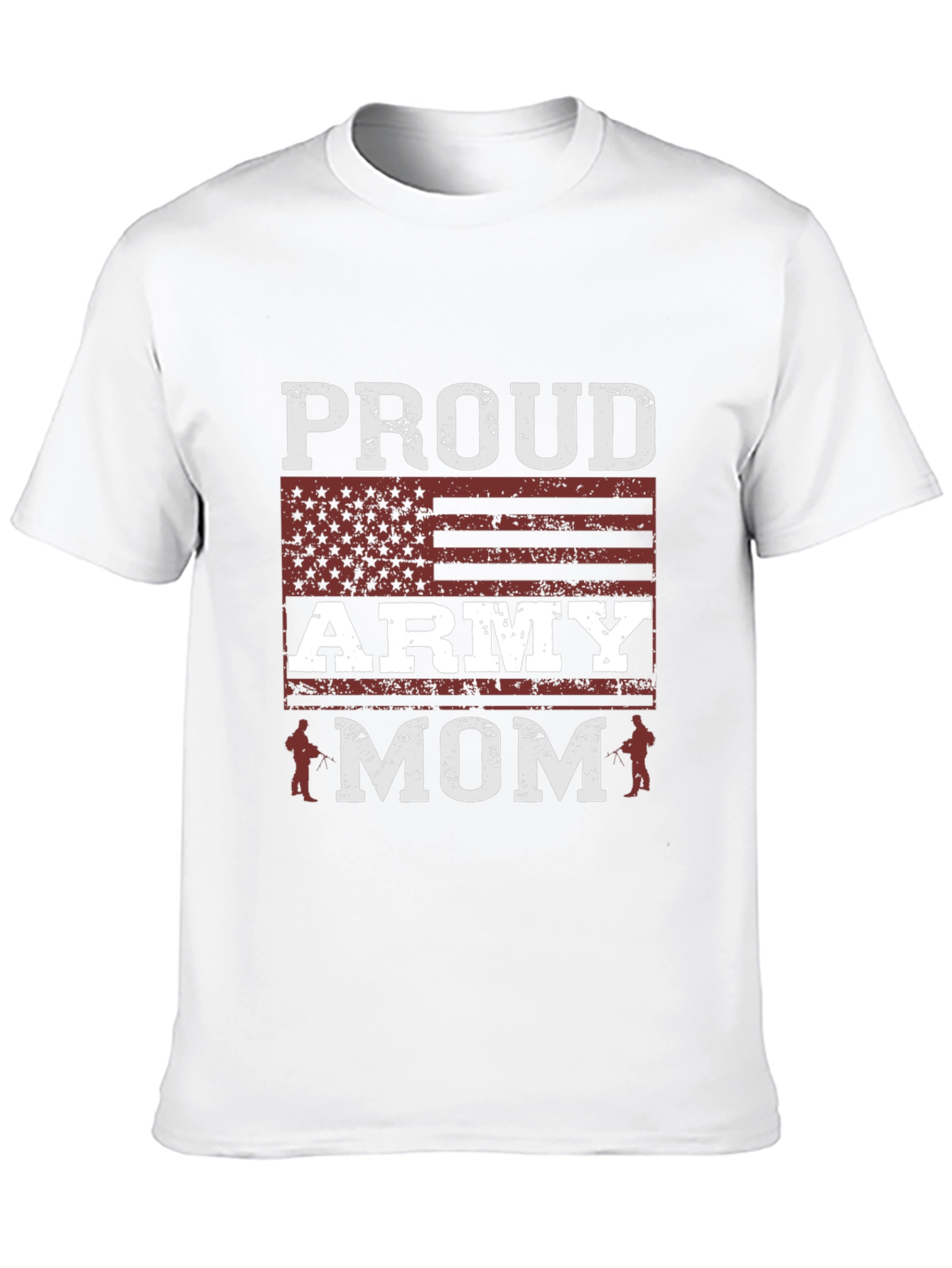 Proud Army Mom T-Shirt - Patriotic Graphic Tee