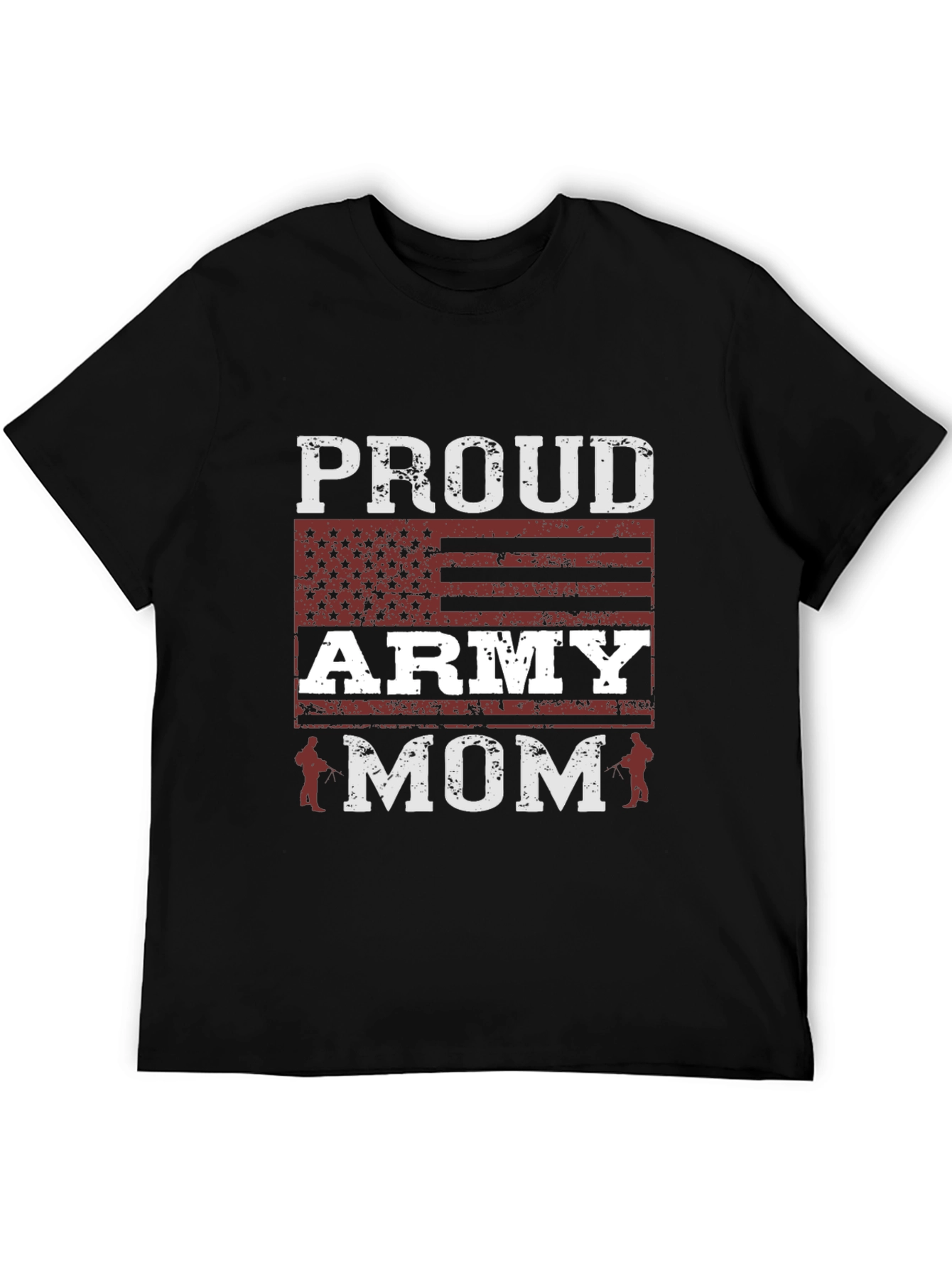 Proud Army Mom T-Shirt - Patriotic Graphic Tee