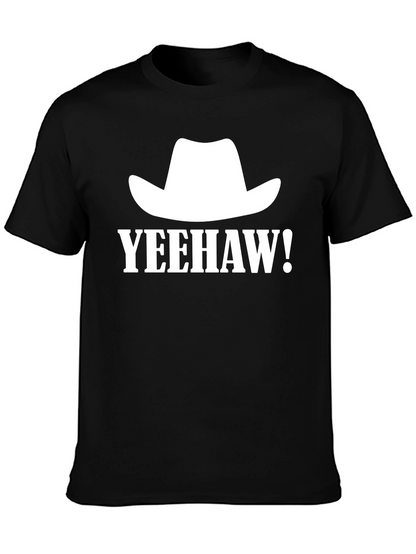Yeehaw Cowboy Hat Graphic Tee - Western Style