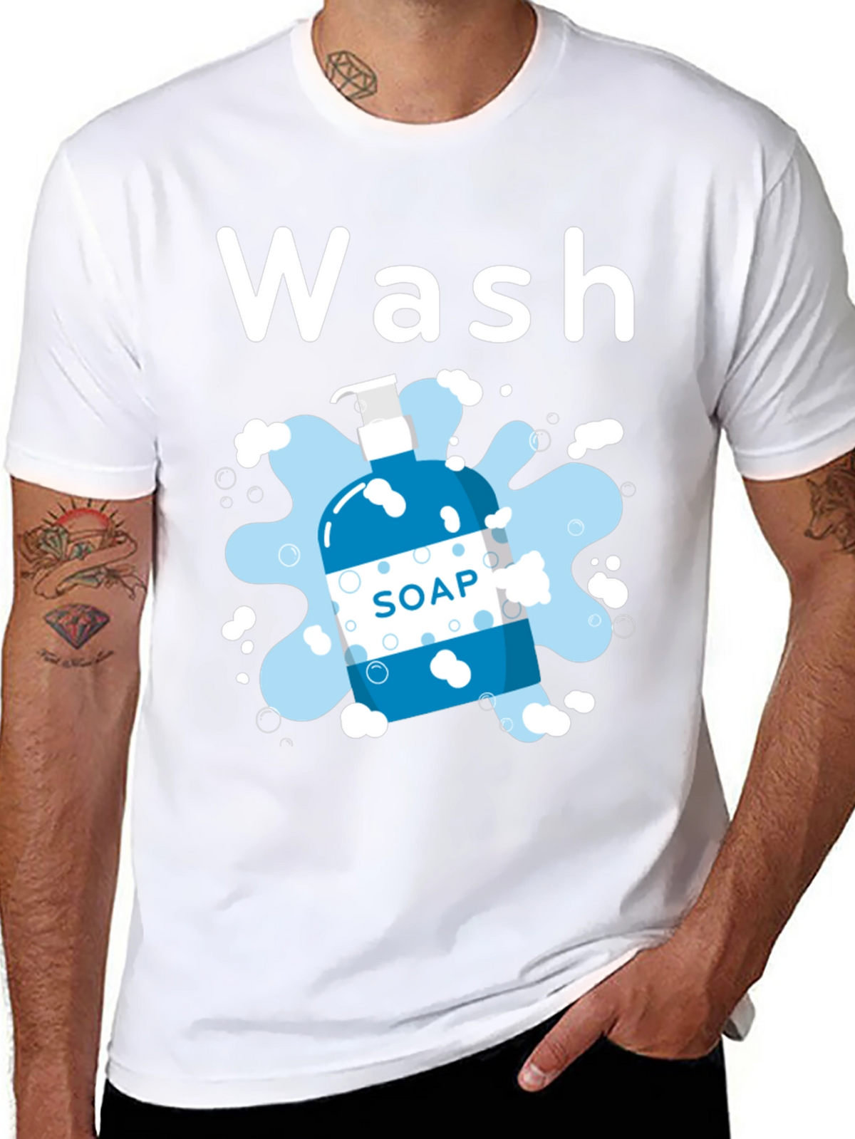 Wash Soap Graphic T-Shirt