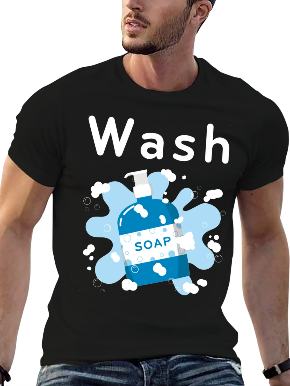 Wash Soap Graphic T-Shirt