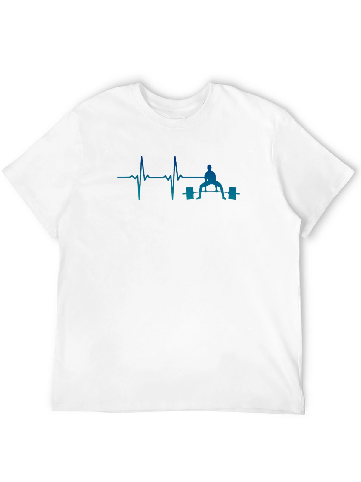 Weightlifting Heartbeat T-Shirt - Black
