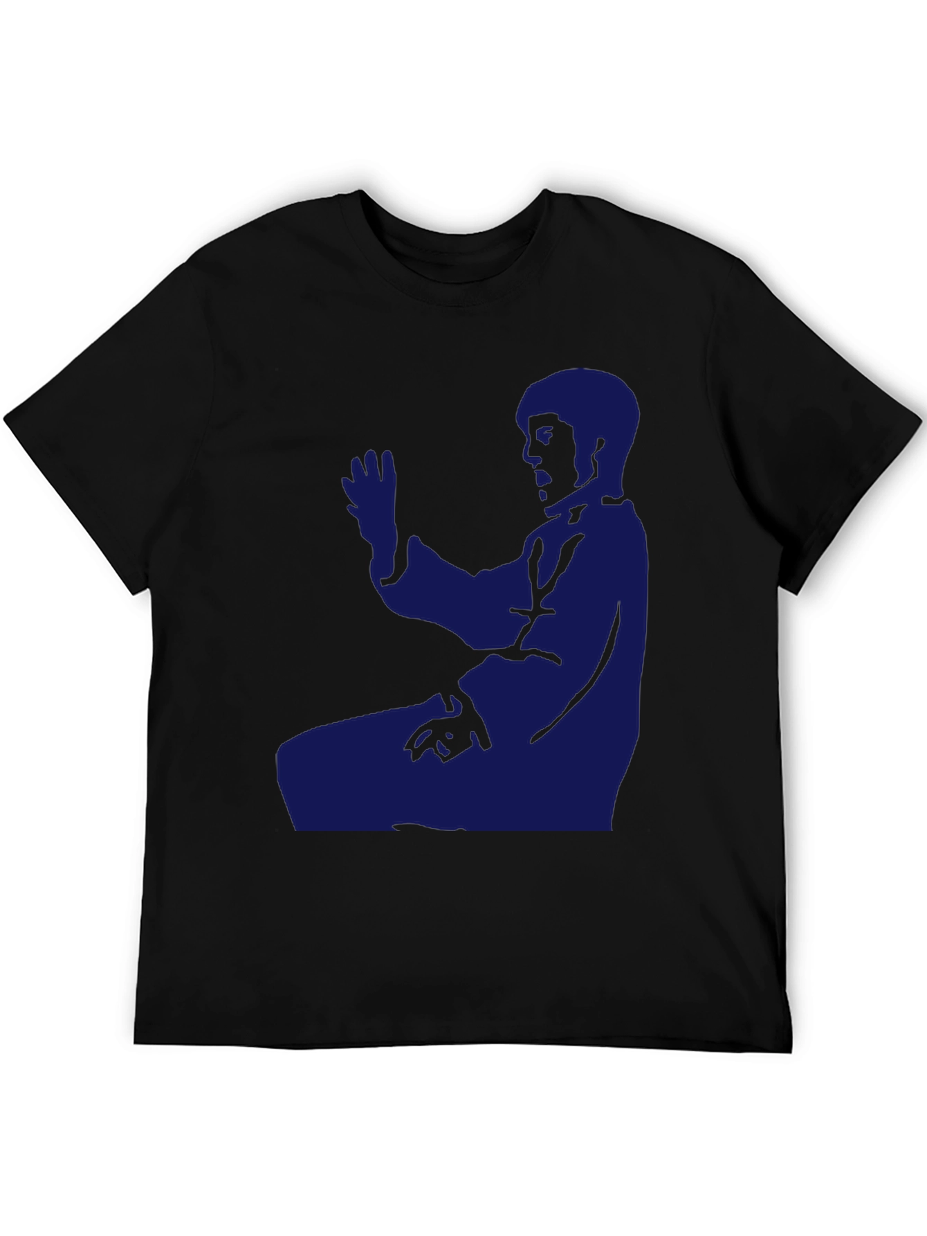 Martial Arts Silhouette T-Shirt - Black